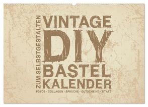 Vintage DIY Bastel-Kalender – Zum Selbstgestalten (Wandkalender 2024 DIN A2 quer), CALVENDO Monatskalender von Speer,  Michael