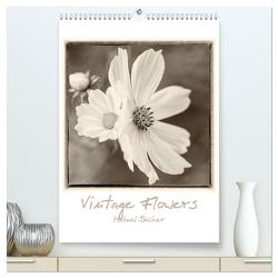 Vintage-Flowers (hochwertiger Premium Wandkalender 2024 DIN A2 hoch), Kunstdruck in Hochglanz von Bücker,  Michael