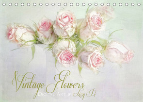 Vintage Flowers (Tischkalender 2023 DIN A5 quer) von Pe,  Lizzy