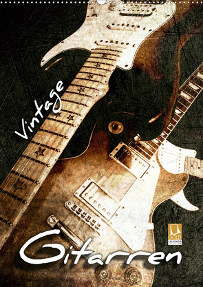 Vintage Gitarren (Wandkalender 2021 DIN A2 hoch) von Bleicher,  Renate
