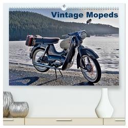 Vintage Mopeds (hochwertiger Premium Wandkalender 2024 DIN A2 quer), Kunstdruck in Hochglanz von insideportugal,  insideportugal