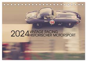 Vintage Racing, historischer Motorsport (Tischkalender 2024 DIN A5 quer), CALVENDO Monatskalender von Arndt,  Karsten