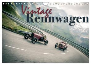Vintage Rennwagen (Wandkalender 2024 DIN A4 quer), CALVENDO Monatskalender von Hinrichs,  Johann