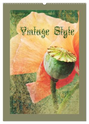 Vintage Style (Wandkalender 2024 DIN A2 hoch), CALVENDO Monatskalender von Hultsch,  Heike
