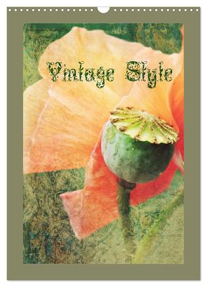 Vintage Style (Wandkalender 2024 DIN A3 hoch), CALVENDO Monatskalender von Hultsch,  Heike