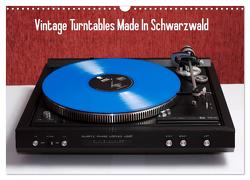 Vintage Turntables Made In Schwarzwald (Wandkalender 2024 DIN A3 quer), CALVENDO Monatskalender von Mueller,  Gerhard