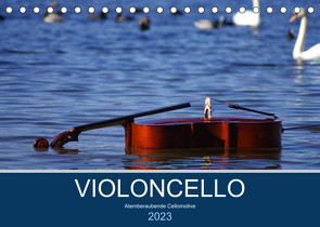 VIOLONCELLO – atemberaubende Cellomotive (Tischkalender 2023 DIN A5 quer) von Hoffmann,  Daniel