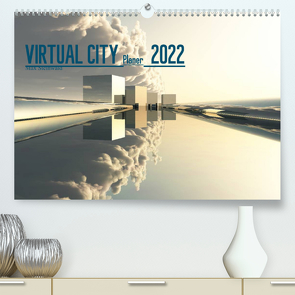 VIRTUAL CITY PLANER 2022 (Premium, hochwertiger DIN A2 Wandkalender 2022, Kunstdruck in Hochglanz) von Steinwald,  Max