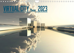 VIRTUAL CITY PLANER 2023 (Wandkalender 2023 DIN A4 quer) von Steinwald,  Max