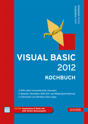 Visual Basic 2012 – Kochbuch von Doberenz,  Walter, Gewinnus,  Thomas