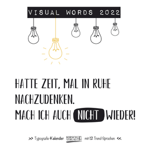 Visual Words 2022 von Korsch Verlag