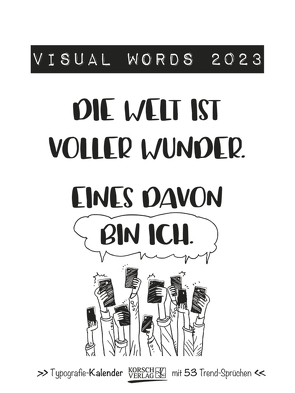 Visual Words 2023 von Korsch Verlag