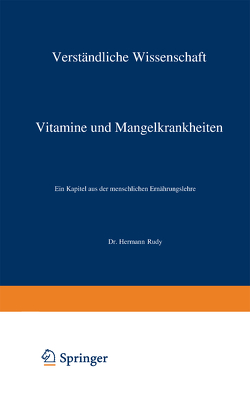 Vitamine und Mangelkrankheiten von Rudy,  Hermann