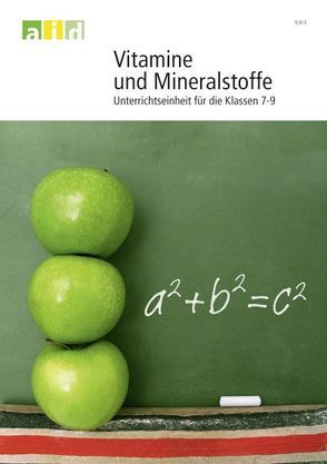 Vitamine und Mineralstoffe – Unterrichtsmaterial mit CD-ROM von Reinartz,  Andrea, Tummel,  Brigitta