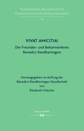 Vivat Amicitia! von Hilscher,  Elisabeth