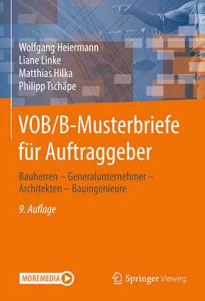VOB/B-Musterbriefe für Auftraggeber von Heiermann,  Wolfgang, Hilka,  Matthias, Linke,  Liane, Tschäpe,  Philipp