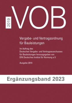 VOB Vergabe- und Vertragsordnung für Bauleistungen – Buch mit E-Book