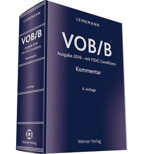 VOB/B Kommentar von Leinemann,  Ralf