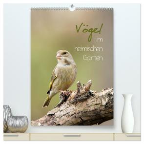 Vögel im heimischen Garten (hochwertiger Premium Wandkalender 2024 DIN A2 hoch), Kunstdruck in Hochglanz von Spiegler,  Heidi