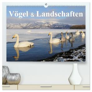 Vögel & Landschaften (hochwertiger Premium Wandkalender 2024 DIN A2 quer), Kunstdruck in Hochglanz von birdimagency.com,  birdimagency.com