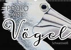 Vögel Schwarzweiß Photo Art (Wandkalender 2021 DIN A3 quer) von Sachers,  Susanne
