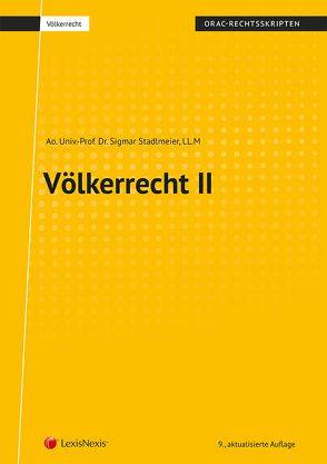 Völkerrecht II von Stadlmeier,  Sigmar