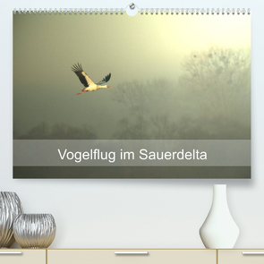 Vogelflug im Sauerdelta (Premium, hochwertiger DIN A2 Wandkalender 2023, Kunstdruck in Hochglanz) von Pohl,  Bruno