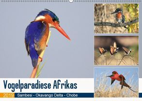 Vogelparadiese Afrikas – Sambesi, Okavango Delta, Chobe (Wandkalender 2019 DIN A2 quer) von Herzog,  Michael