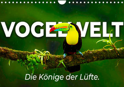 Vogelwelt – Die Könige der Lüfte. (Wandkalender 2024 DIN A4 quer), CALVENDO Monatskalender von Monkey,  Happy