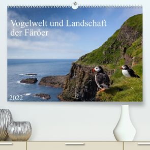 Vogelwelt und Landschaft der Färöer (Premium, hochwertiger DIN A2 Wandkalender 2022, Kunstdruck in Hochglanz) von Utelli,  Anna-Barbara