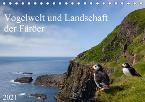 Vogelwelt und Landschaft der Färöer (Tischkalender 2021 DIN A5 quer) von Utelli,  Anna-Barbara