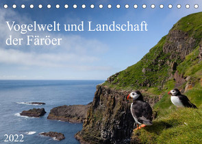 Vogelwelt und Landschaft der Färöer (Tischkalender 2022 DIN A5 quer) von Utelli,  Anna-Barbara