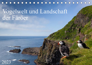 Vogelwelt und Landschaft der Färöer (Tischkalender 2023 DIN A5 quer) von Utelli,  Anna-Barbara