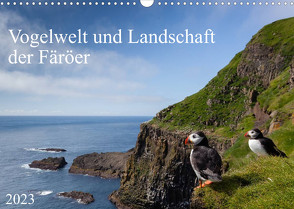 Vogelwelt und Landschaft der Färöer (Wandkalender 2023 DIN A3 quer) von Utelli,  Anna-Barbara