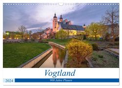 Vogtland – 900 Jahre Plauen (Wandkalender 2024 DIN A3 quer), CALVENDO Monatskalender von Männel,  Ulrich
