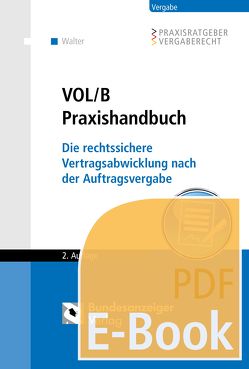 VOL/B Praxishandbuch (E-Book) von Walter,  Otmar