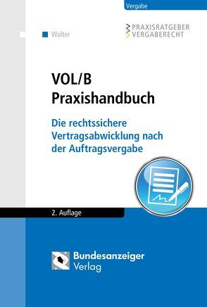 VOL/B Praxishandbuch von Walter,  Otmar