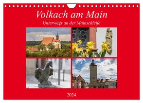 Volkach am Main (Wandkalender 2024 DIN A4 quer), CALVENDO Monatskalender von Will,  Hans