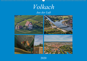 Volkach aus der Luft (Wandkalender 2020 DIN A2 quer) von Will,  Hans