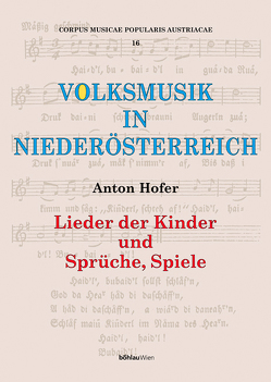 Volksmusik in Niederösterreich von Hofer,  Anton