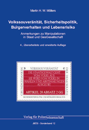 Volkssouveränität, Sicherheitspolitik, Bürgerverhalten und Lebensrisiko von Möllers,  Martin H.W.