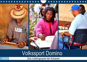 Volkssport Domino – Das Lieblingsspiel der Kubaner (Wandkalender 2022 DIN A4 quer) von von Loewis of Menar,  Henning