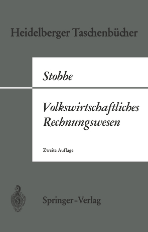 Volkswirtschaftliches Rechnungswesen von Stobbe,  Alfred