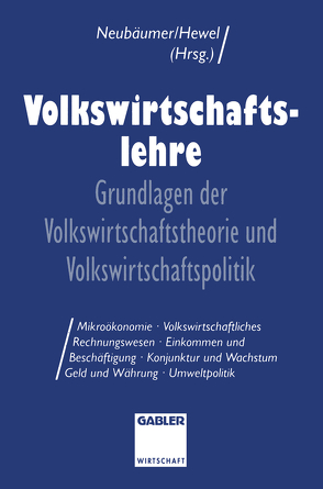 Volkswirtschaftslehre von Barfuss,  Karl Marten, Neubäumer,  Renate