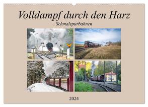 Volldampf durch den Harz (Wandkalender 2024 DIN A2 quer), CALVENDO Monatskalender von Gierok / Magic Artist Design,  Steffen
