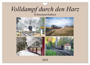 Volldampf durch den Harz (Wandkalender 2024 DIN A4 quer), CALVENDO Monatskalender von Gierok / Magic Artist Design,  Steffen