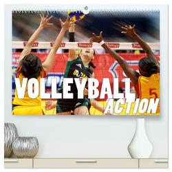 Volleyball Action (hochwertiger Premium Wandkalender 2024 DIN A2 quer), Kunstdruck in Hochglanz von Robert,  Boris