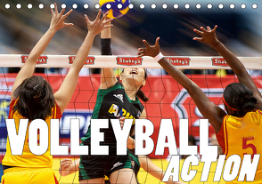 Volleyball Action (Tischkalender 2021 DIN A5 quer) von Robert,  Boris