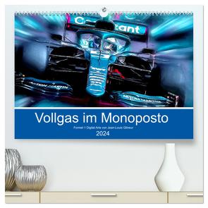 Vollgas im Monoposto (hochwertiger Premium Wandkalender 2024 DIN A2 quer), Kunstdruck in Hochglanz von DeVerviers,  DeVerviers
