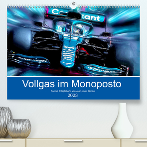 Vollgas im Monoposto (Premium, hochwertiger DIN A2 Wandkalender 2023, Kunstdruck in Hochglanz) von DeVerviers